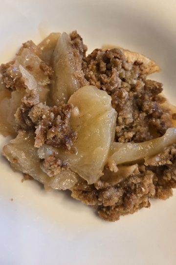 Apple Crisp Serving