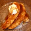 Bananas foster crepes