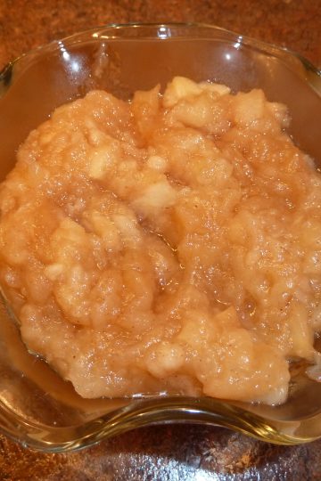 Fresh applesauce