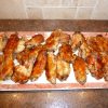 oven-roasted chicken wings on a serving plate