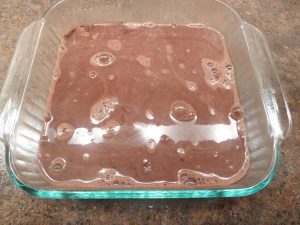 Hot Fudge Pudding Cake before baking