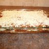 Lasagna ready for the oven