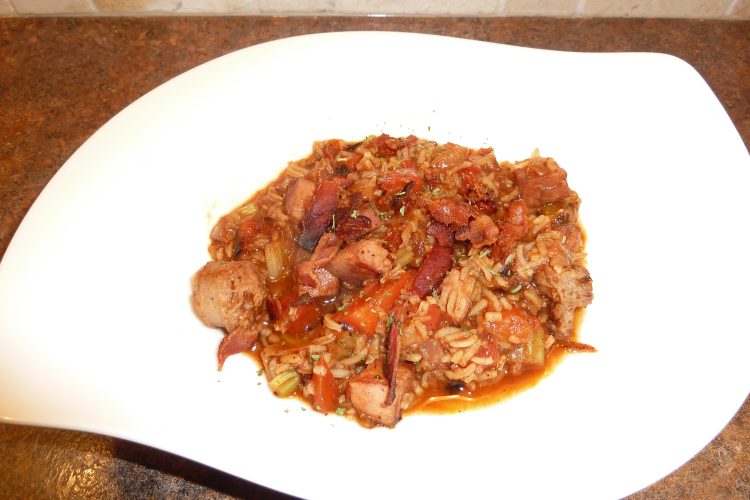 Creole Ham, Sausage and Rice