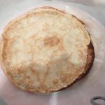 dessert crepes on wax paper