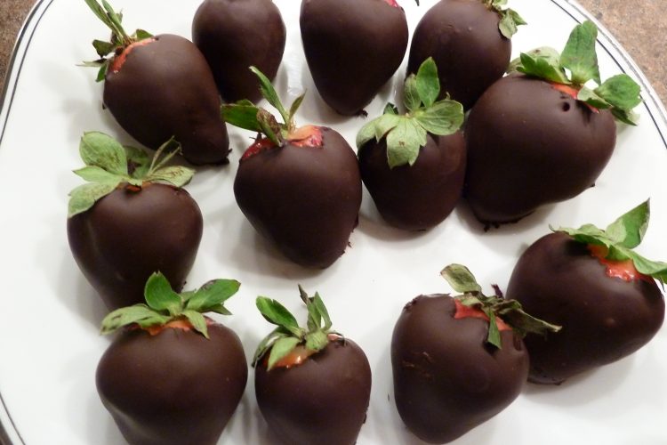 Chocolate-dipped strawberries