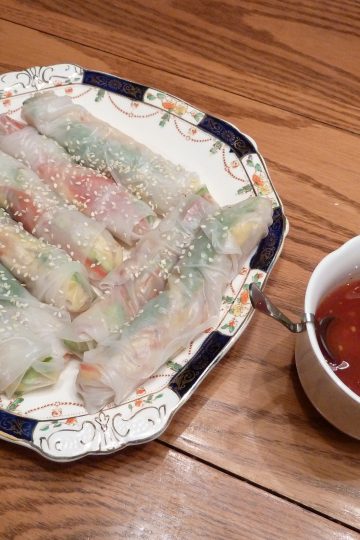 Fresh Vegetable Spring Rolls