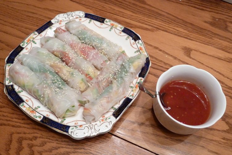 Fresh Vegetable Spring Rolls