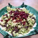 Broccoli salad with cranberries