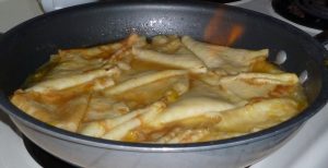 flaming crepes suzette