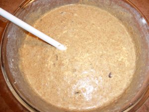 bran muffin batter