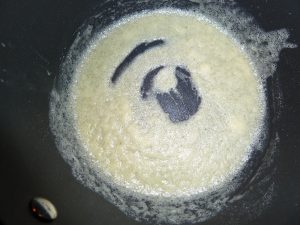 demonstration of a roux