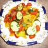 Zucchini Tomato Pepper Stir Fry