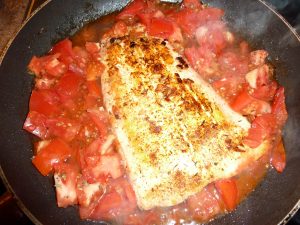 Salmon roasting
