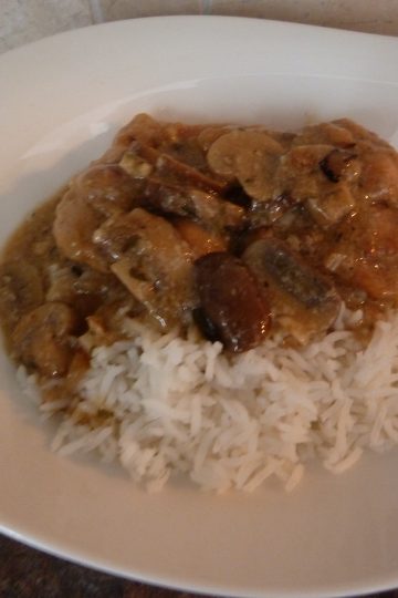 Tarragon Chicken over Rice