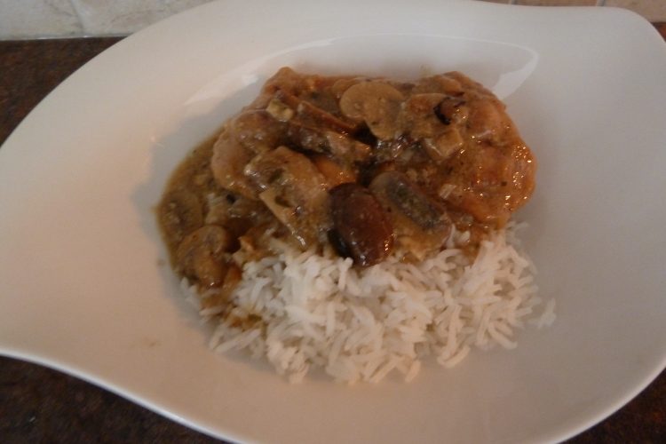 Tarragon Chicken over Rice