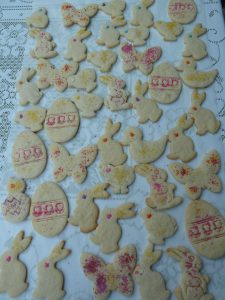 Many sugar cookies