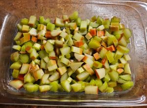 Rhubarb Sticky Pudding Fruit