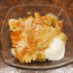Rhubarb Sticky pudding