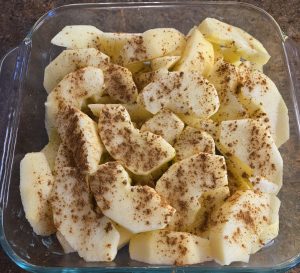 Apple crisp preparation