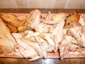 Roast Chicken with Pork Stuffing