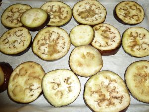 Roasting Eggplants