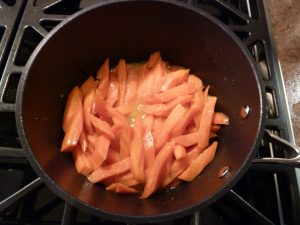 Cooking Glazed Carrots