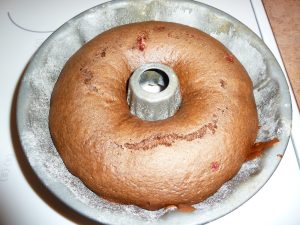 Baked Miracle Whip Chocolate Cake