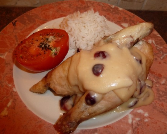 Rock Cornish Hens with Craisin Sauce