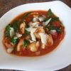 Garlicky Tortellini Soup