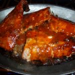 Back ribs with sauerkraut